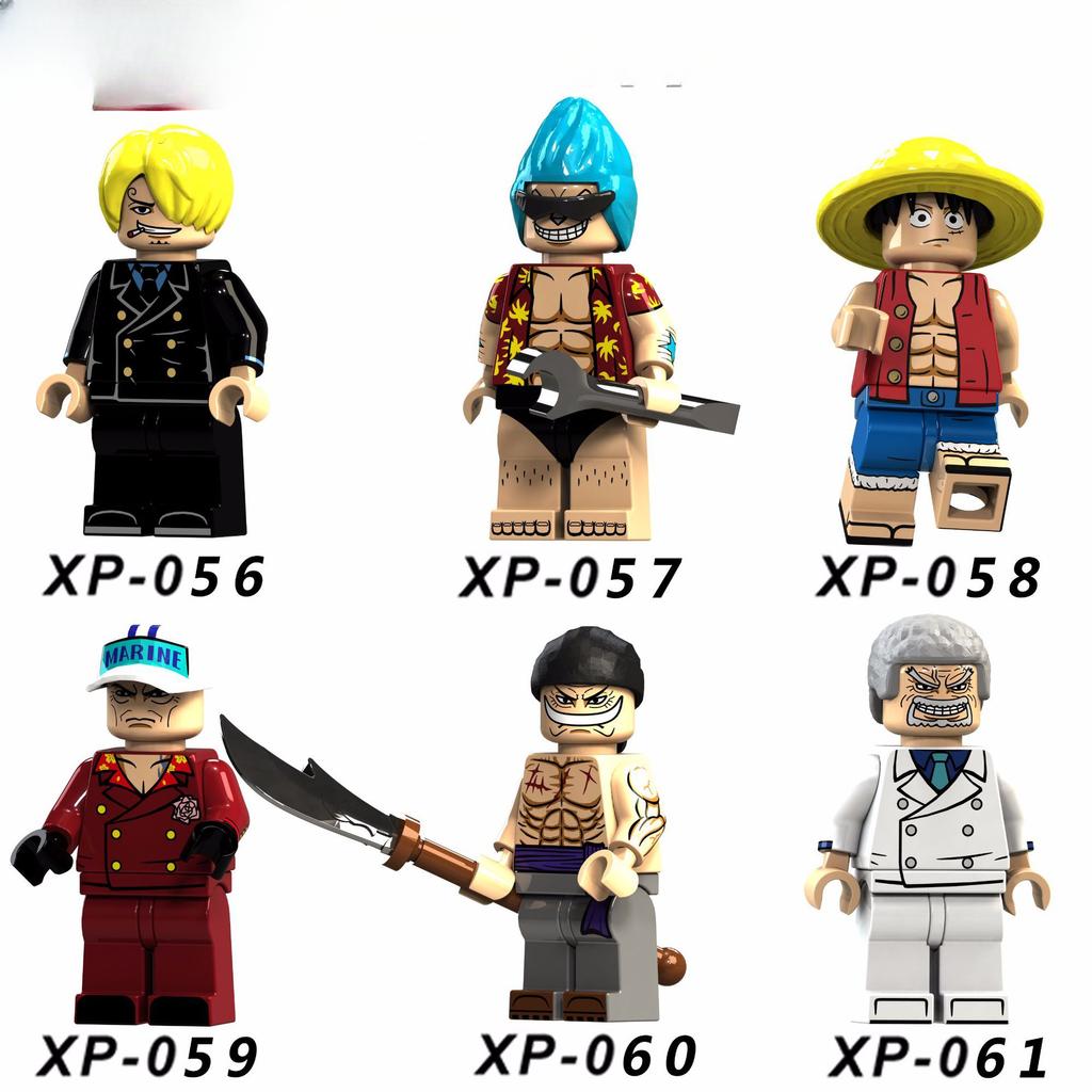 KT1008 Anime Buliding Blocks Bricks Mini Action Toy Figures Kids Educational Assemb Toys Birthday Gifts