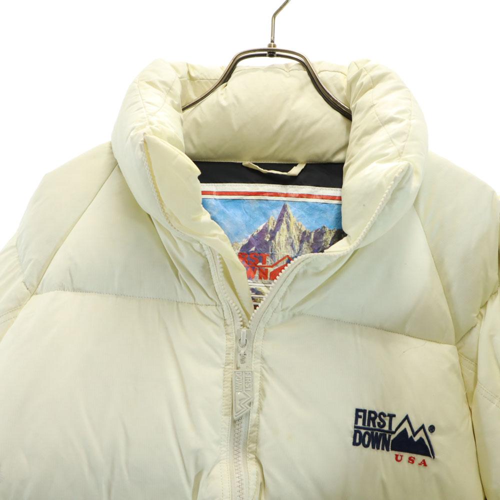 FIRSTDOWN Down jacket M Ivory system Men's Used