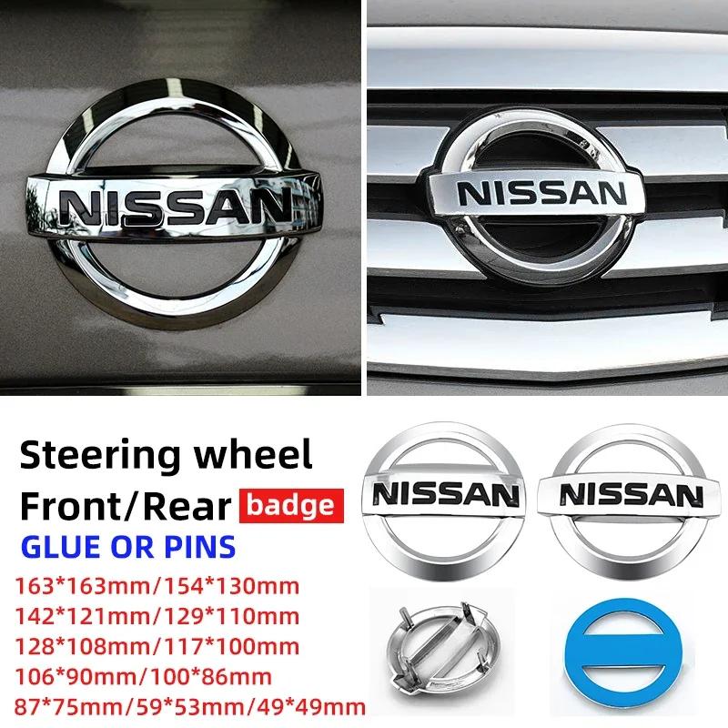 Yxkpz10 Auto Frontemblem Heckklappen-Abzeichen Lenkrad-Aufkleber Für Nissan Qashqai Tiida Kicks Versa Leaf Sentra Altima X-trail