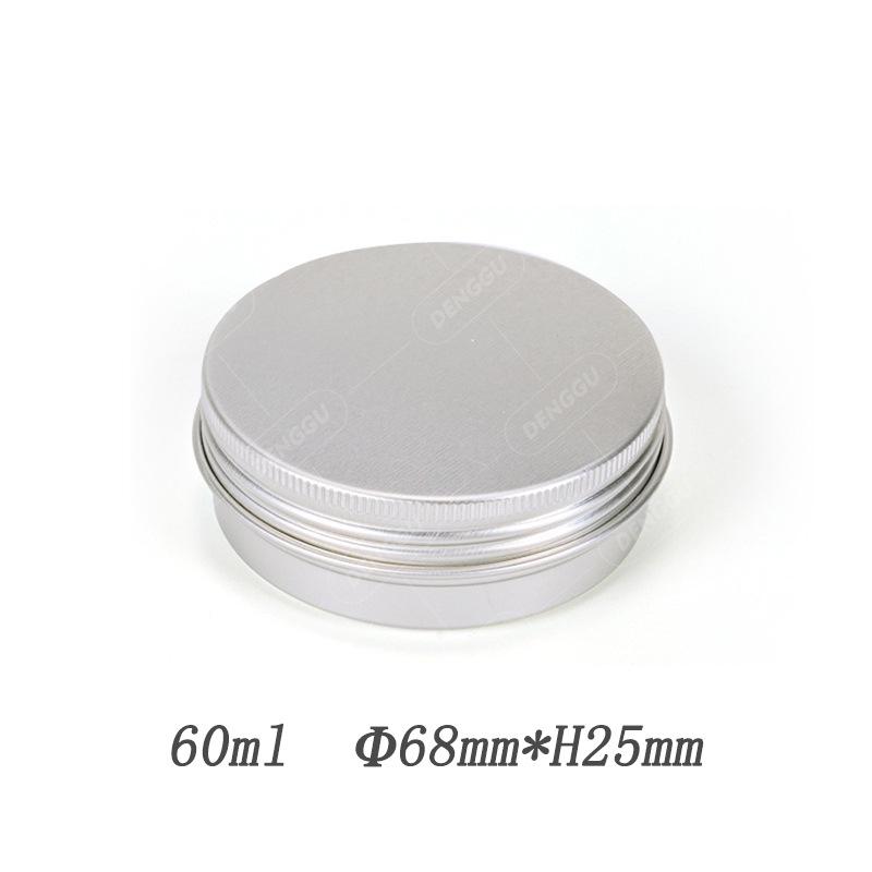 

Алюминиевая банка для косметического крема из древесных остатков, 60 мл, герметичная упаковка 68*25 мм, металлическая банка для мази 60 г.