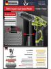 Brushless Electric Drill: Handheld Impact Drill, Multi-Function Hammer, and Rechargeable Screwdriver