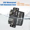Hard Waterproof Digital Servo 35kg High Twisting Output Full Aluminum Body Steering Servo for Crawlers Truck Upgrades