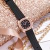 Yousheng Women Casual Watch Rhinestone Square Dial Silicone Strap Quartz Movement Elegant Ladies Girls Dress Wristwatch Fashion Jewelry Birthday Gift