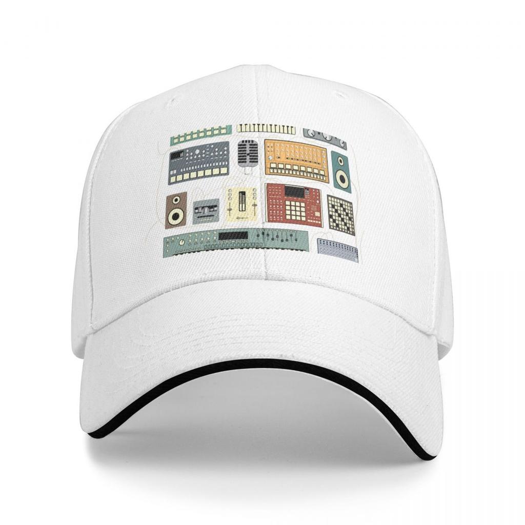 Electronic Musician Synthesizer and Drum Machine Dj Baseball Cap Birthday Rave Hats Man Womens