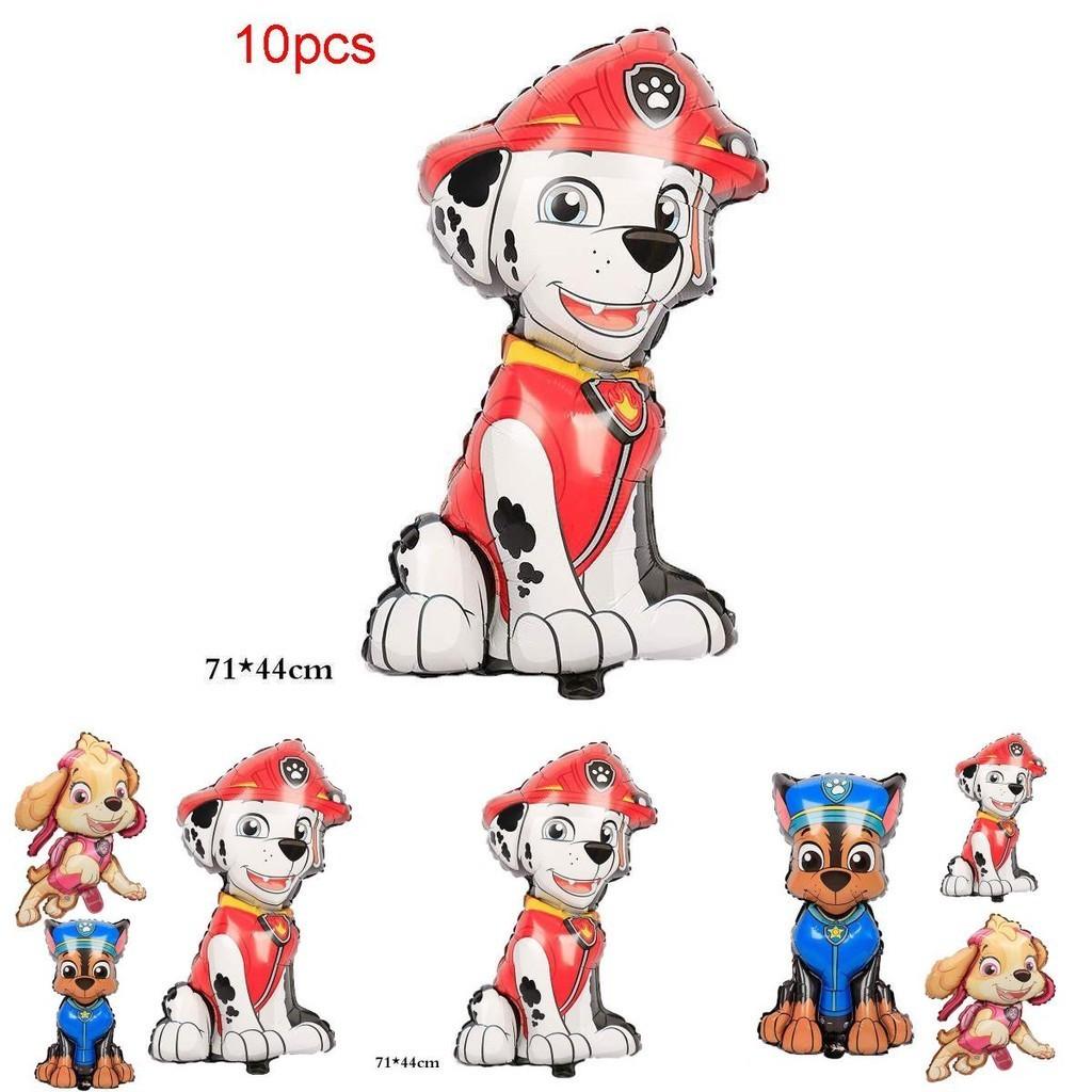 Lebhaftes Paw-Ballon-Set mit Marshall, Chase und Skye für unvergessliche Geburtstagsfeiern