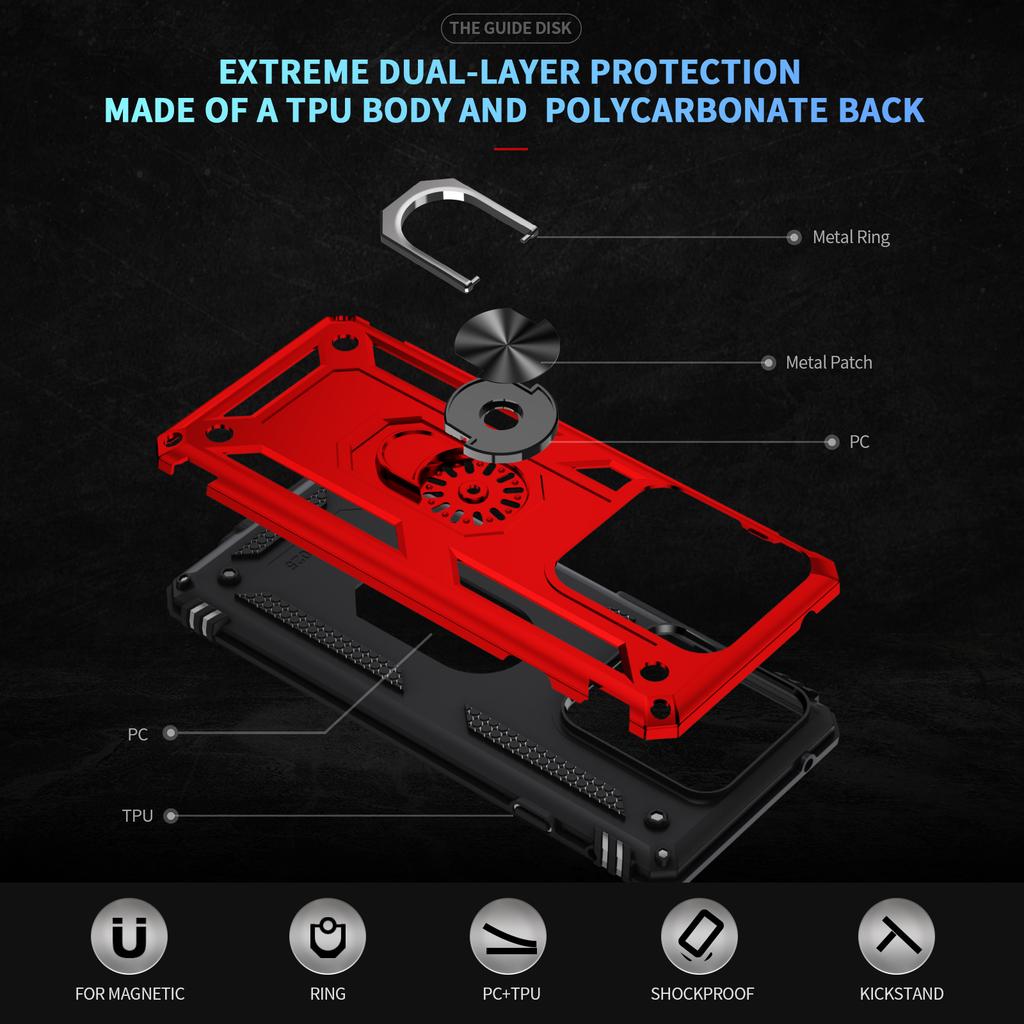 For Motorola Edge (2025) 5G Case PC + TPU Phone Cover with Kickstand