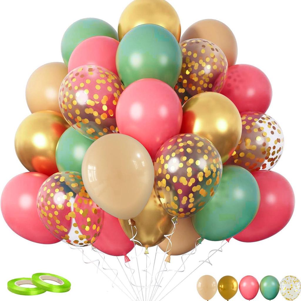 30-Piece Sequin Confetti Balloon Set for Christmas, Halloween, Birthday Decorations