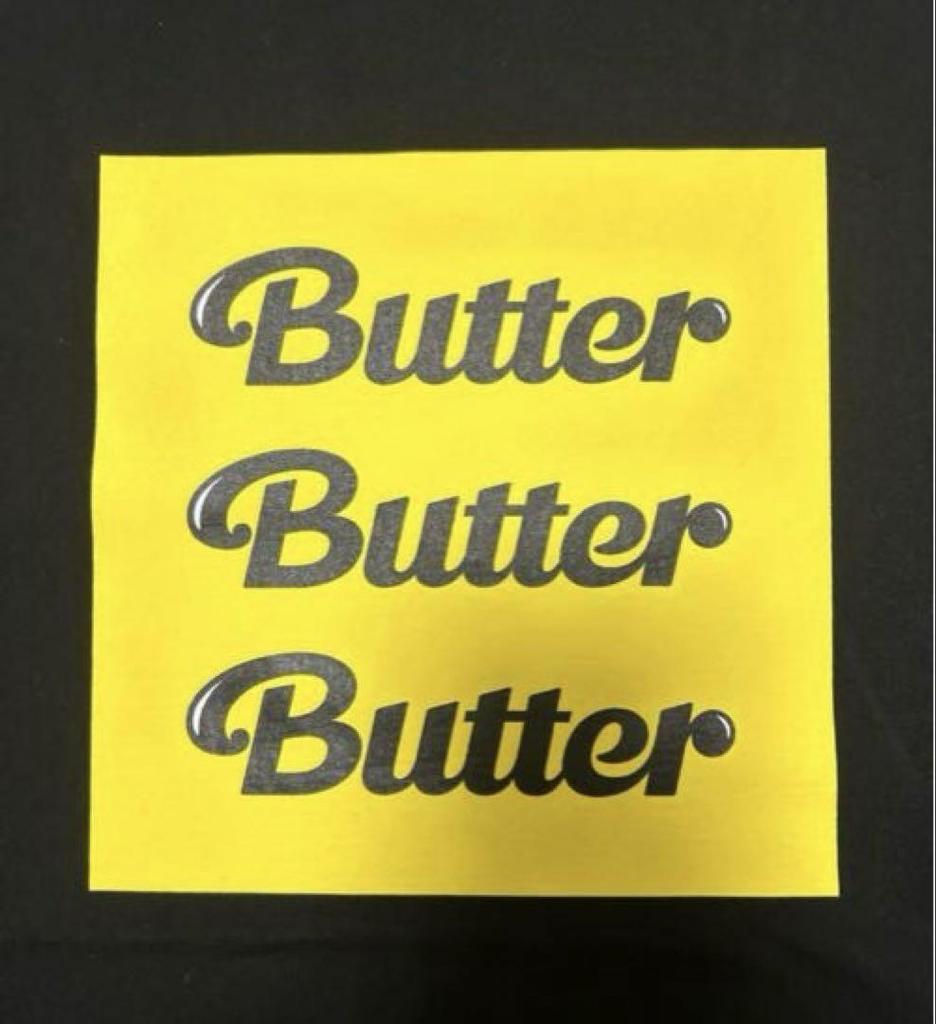 [USED] BTS Butter T-shirt BLACK L Size