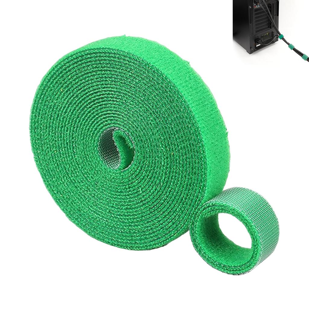 5M Cable Organizer DIY Cable Management Wire Winder Tape Earphone Mouse Cord Management Ties Protector Home School Office Use