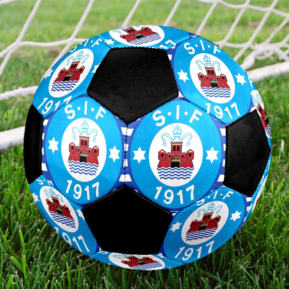 SIZE 5 Silkeborg IF Soccer Ball Colorful All Ages Machine Stitched PVC Competition Ready Durable High-Bounce