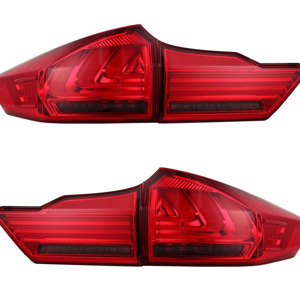 LED Headlight Assembly Upgrade for 2014-2017 Honda City: Includes Brake and Fog Lights
