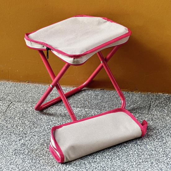 Outdoor Folding Stool with Carry Bag Portable Lightweight Heavy Duty Camping Backpacking Beach Picnic Fishing Collapsible Chair Seat