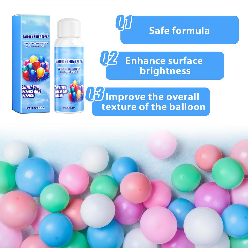 High Gloss Balloons Polishing Spray Wedding Shiny Balloons Mist Brightener Prevents Oxidizing And Fading Restores Balloon