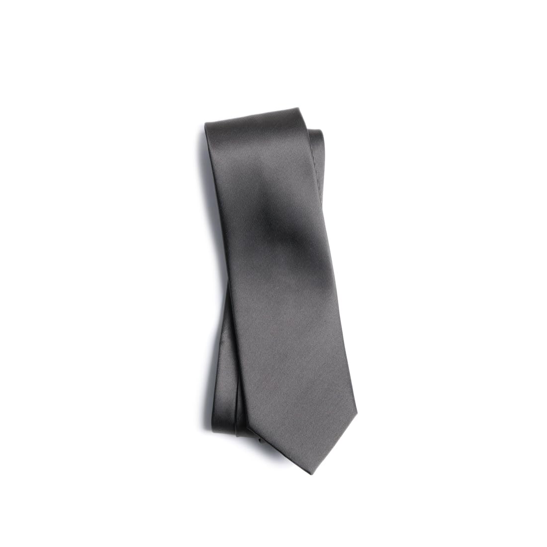 

Necktie Premium Silk Twill Weave Solid Plain High Quality Kyoto Tango Stylish Brand Made in Japan Domestic [Y&TAILOR] 100% (Gray) сірий колір