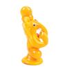 Colored Opaque Ganesha Idol In Yellow Colour for Home, Office (Yellow), Small