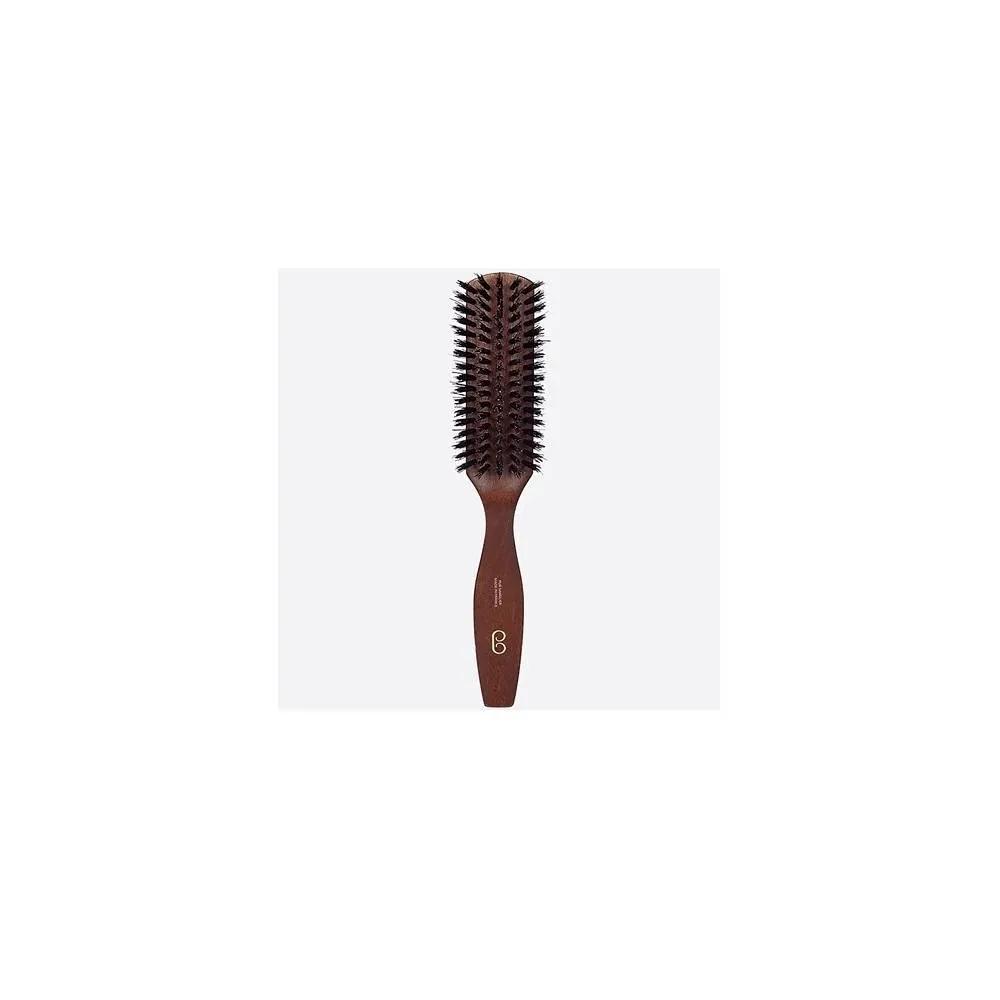 Solid Beech 5 Row Flat Hair Brush 1 Pack Straightener