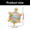 Sea Turtles Pendant Charm For Necklace Crafting Stainless Steel Tortoise Pendant Animal Charm Jewelry Accessory