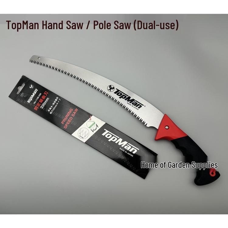 TopMan Quick Hand Saw: Multi-Purpose Bow, Pruning & Logging Tool TopMan