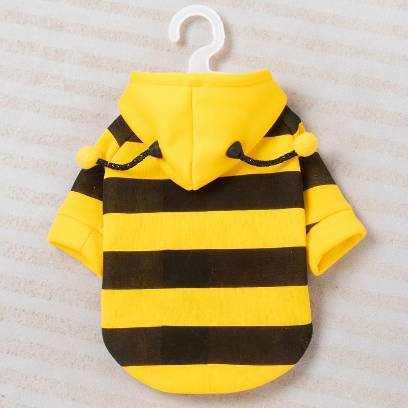 Autumn Warm Hoodie for Cats & Dogs: Little Bee Design, Anti-Shedding