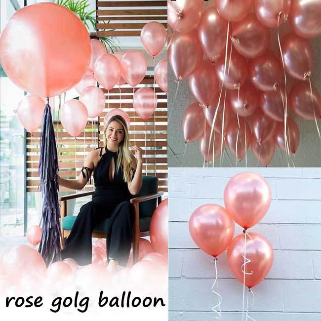 Riesen 4D Roségold Ballon Set – 3 Ballons (15/18/22 Zoll) Für Hochzeit, Vorschlag Oder Party-Deko