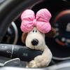 Adorabile Cane Peluche Bambola Decorazione Auto – Figura Animale Carina per Cruscotto, Regalo Perfetto per Donne, Ragazze, Amanti degli Animali, Accessorio Interno Auto