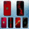 M-Marokko Flagge Handyhülle Für iPhone 17,16,15,14,13,12,11,Pro,Max,Plus,E,Air,Mini Schutzhülle Schwarz