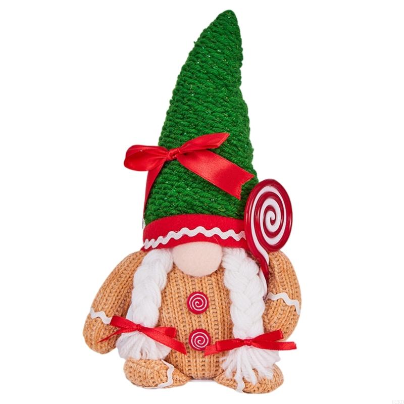 62KD Big Nose Christmas Gnomes, Plushes Christmas Tabletop Holidays Decoration for Home Display