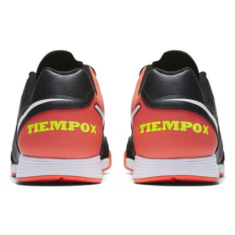 Nike Tiempo X Genio 2 Leather Ic 'Black Hyper Orange' 819215-018