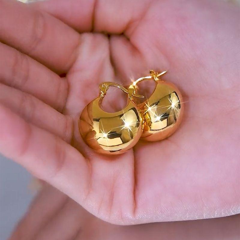 

Причудливые металлические серьги-пусеты, серьги с парусом, женские серьги в нишевом стиле Ins, U-образное кольцо для уха, властные, самые продаваемые серьги, мода Gold