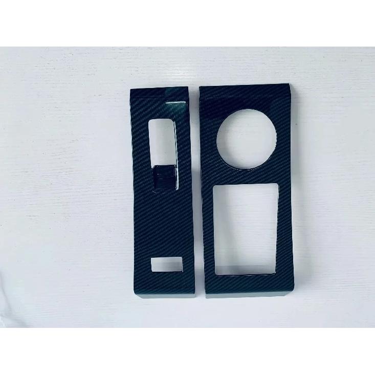 For Mitsubishi Outlander   RHD Center Console Gear Shift Box Panel Trim Cover Stickers Interior Car Styling Accessories