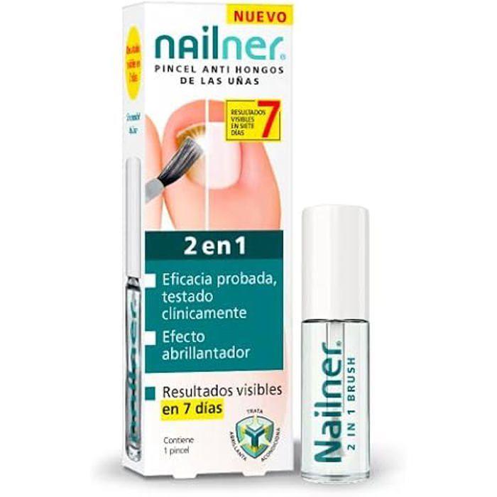 Pinceau 2 en 1 - NAILNER - Traitement antifongique - Résultats en 7 jours - Amélioration des ongles