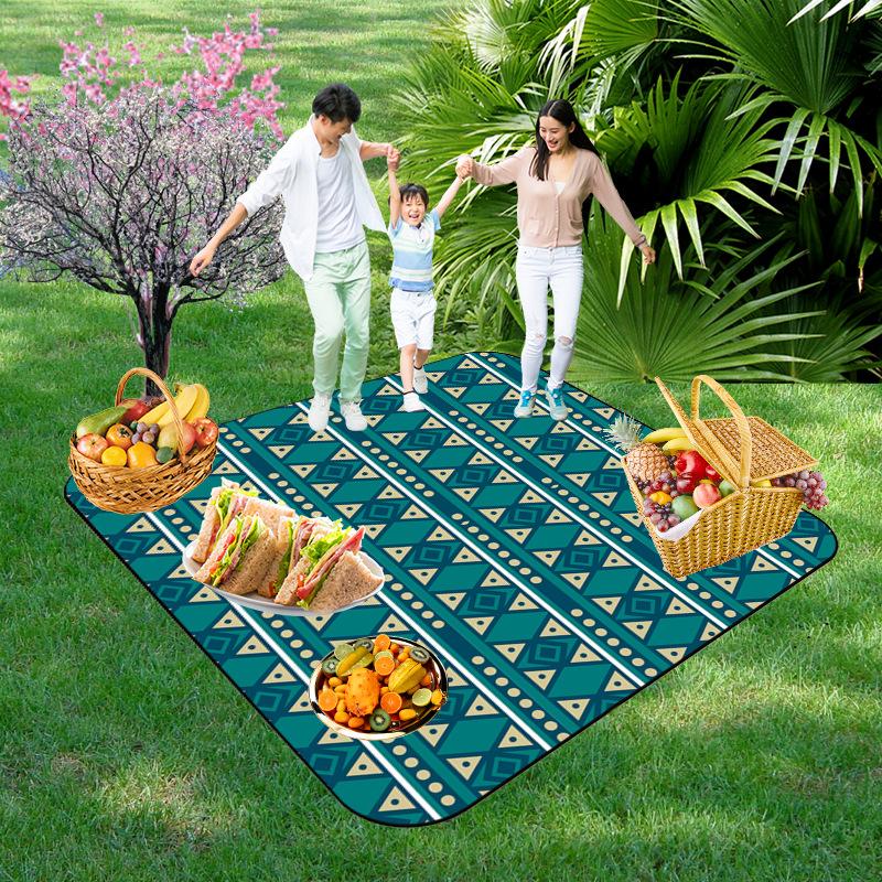 Picnic Blankets Extra Large, Waterproof Foldable Outdoor Beach Blanket,3-Layer Picnic Mat for Camping, Hiking, Travel, Park, Concerts