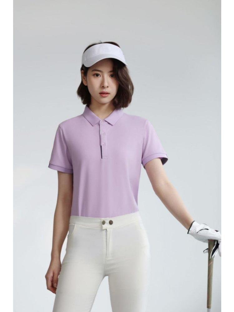 Tricou Culoare Solidă Vară Bărbați și Femei Guler Mânecă Scurtă YG-188