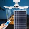 Solar Rechargeable Portable Fan & Light for Outdoor Use