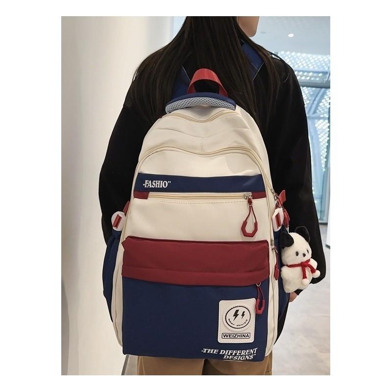 Nylon Fashion Backpack For Students With Feature And Laptop Storage For School Use