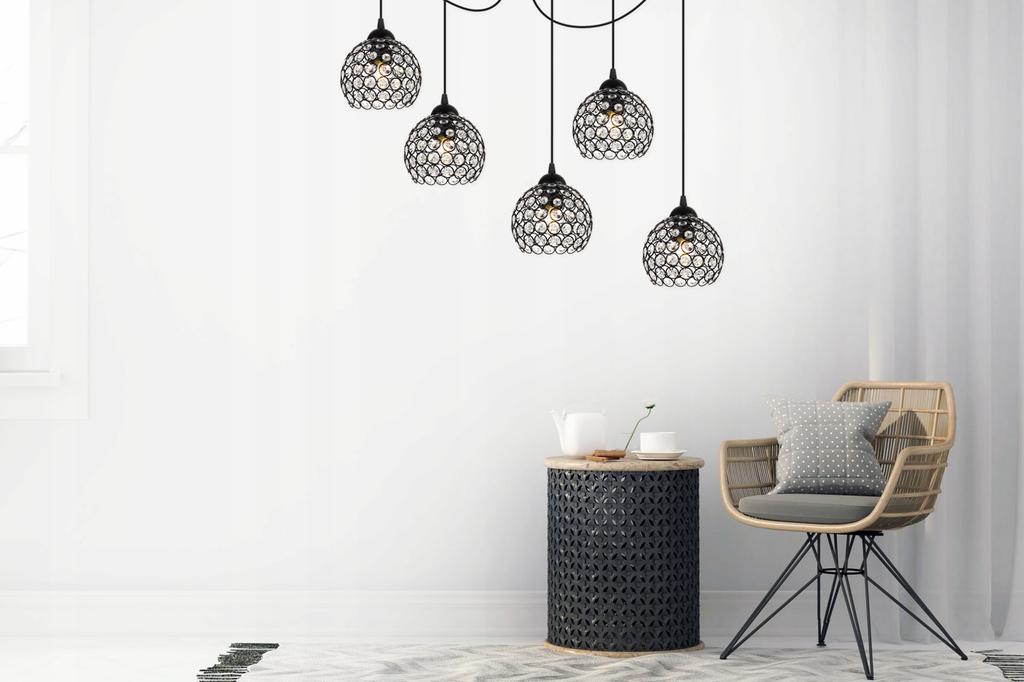 SPIDER CEILING HANGING LAMP, CRYSTAL PLAFON