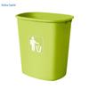 HUIHUADU 30L Lidless Fruit Green Commercial Trash Can