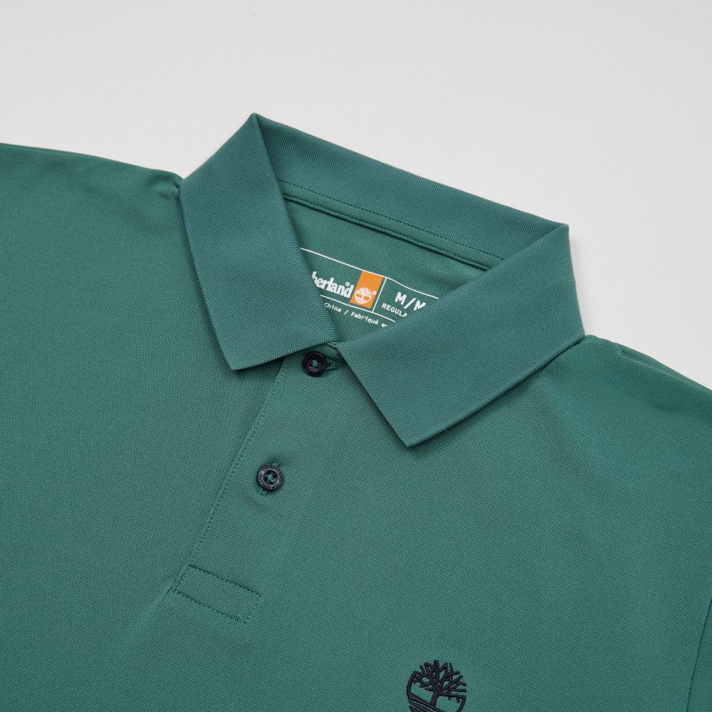 Timberland Solid Color Pullover Short Sleeve Polo Shirt Unisex Tops TB0A66DUCL61