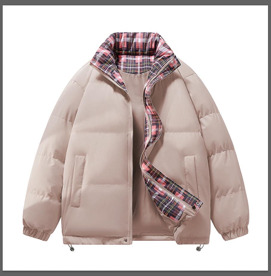 Teen Stand Collar Cotton Jacket - Trendy Padded Outerwear for Junior & High School Boys
