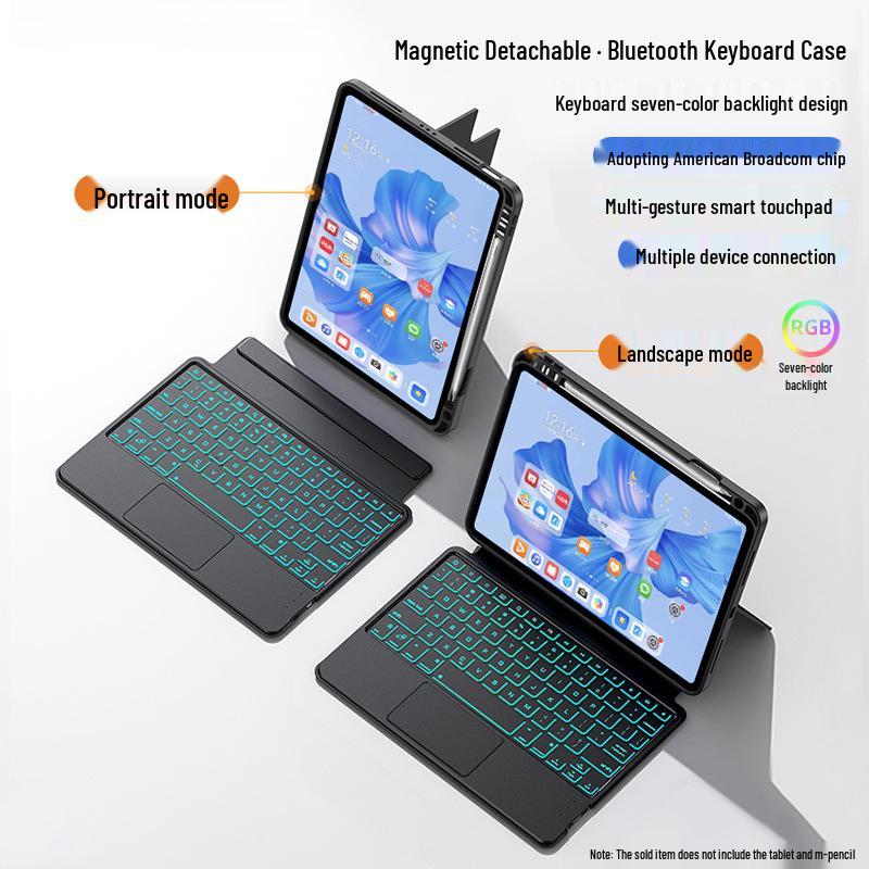 Compatible Huawei MatePad Air 12/Pro 12.2/11.5s Magic Keyboard Bluetooth Case