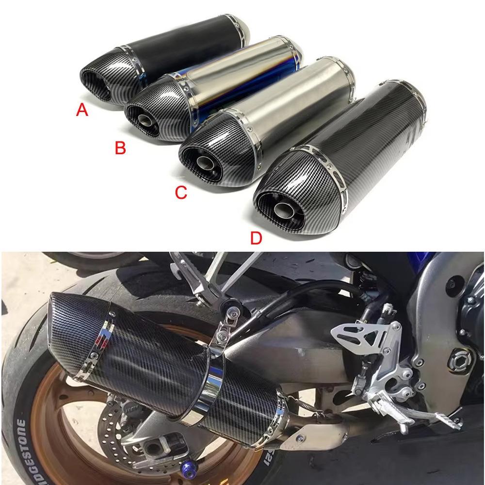 Stainless Steel Modified Exhaust Pipe for GSXR750, Z1000, CBR1000, R1R3R25 Motorcycles
