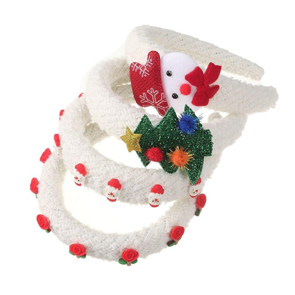 Merry Chritmas Santa Claus Hair Hoop Xmas Antler Hair Hoop Christmas Headband  Costume Prop