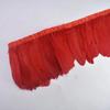 1Meter Colored Goose Feathers Trims Real Geese Feather Trim Tassel Fringe Ribbon White Black Feather Crafts Clothes Accessories