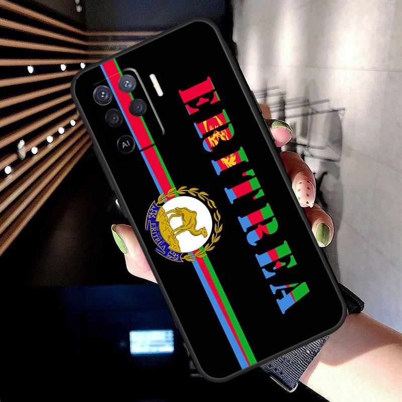 Eritrea Flag Case For Oppo A74 A54 A94 A80 A60 A40 A18 A38 A58 A78 A98 A96 A76 A16 A15 A17 A57 A77 A5 Pro