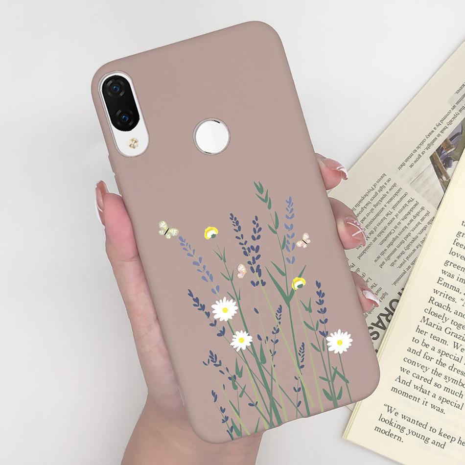 For Huawei Nova 3i Nova4 Case Shockproof Matte Cute Cartoon Soft Silicone Phone Back Cover For Huawei P Smart Plus Nova 3i Coque