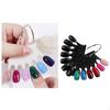 10 Sheet Total 60 Tips Nails Sticks Supplies for Polish Display and Home DIY