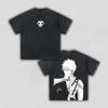 BLEACH Kurosaki Ichigo Anime Printing T-shirt Men's Clothing Women's 2026 Summer New Cotton Washed Short-sleeved T Shirt