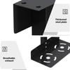 PC Case Holder Adjustable Metal Under Desk CPU Holder Bracket For Home Office And Gaming Setups Enhances Legroom