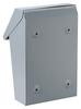 Seto Craft Mailbox Blue Key Mail 25 x Wall-Mounted (GALVA) Gray, Lock, Slot 4.5 cm, SI-3942-BG