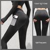2025 Spring/Summer High Waist Anti-Roll Yoga Pants - High Elastic, Peach Butt, Tight Abdomen Control Fitness Pants